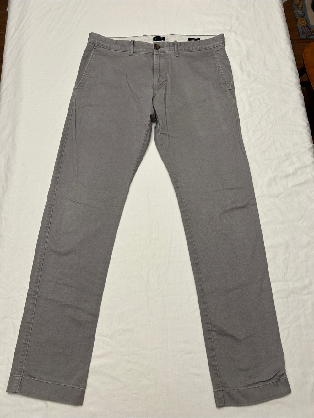J. Crew Light Gray Slim Chino Pants